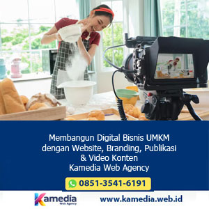 Membangun Digital Bisnis UMKM dengan Website, Branding, Publikasi & Video Konten