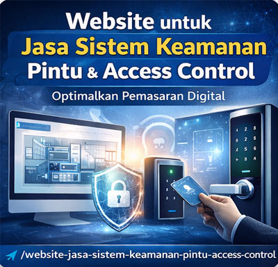 Website untuk Jasa Sistem Keamanan Pintu dan Access Control