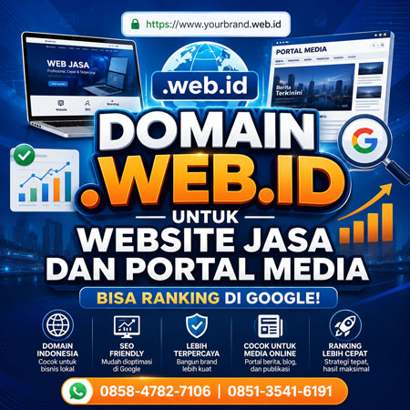 domain web id untuk website jasa dan portal media SEO Google